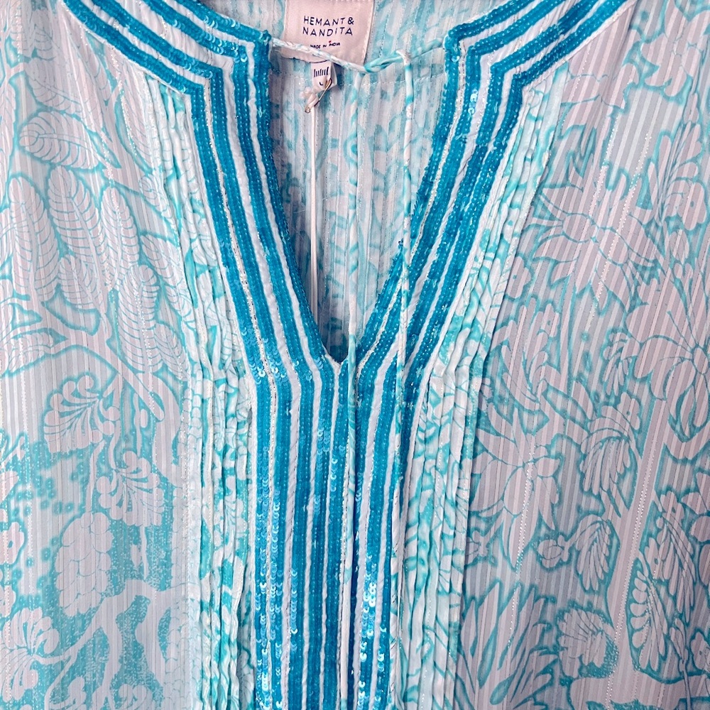 Henman and Nandita kaftan